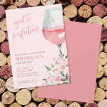 Vin Blommigt 60:e Födelsedagsfesten Inbjudningar<br><div class="desc">Rosa Vin Blommigt 60 Födelsedagsfest inbjudan. Fira sextio fantastiska år med denna elegant och femininininbjudan som innehåller en blandning av rosa och djupare vattenfärg för rosa ro, blommor, grönsak och löv som är vackert placerad i nedre högernas hörn. Ett modernt glas i vin, fyllt med rosa vin, tillför en känsloladdad...</div>