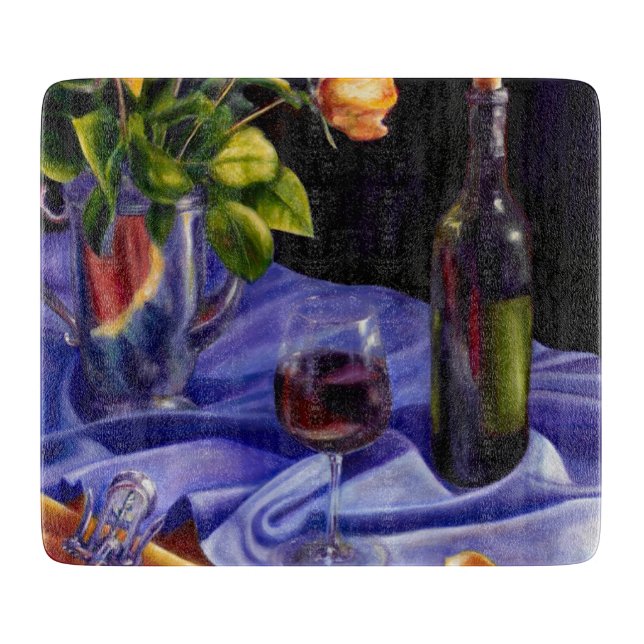 Vin, blommor och elegans (Framsidan)