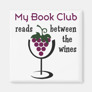 Vin Bok Klubb Magnet