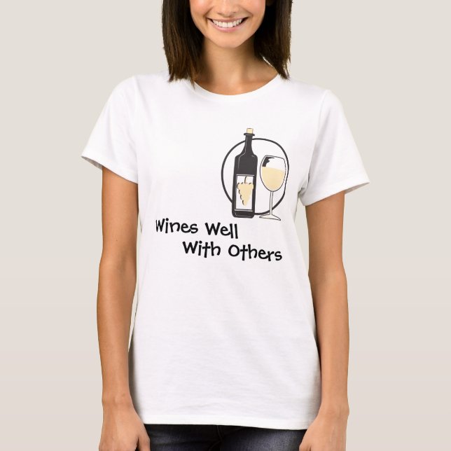 Vin bra med andra t shirt (Framsida)