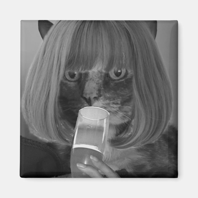 Vin Cat Magnet (Framsidan)