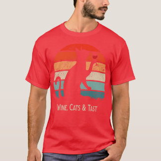 Vin Cats Tast T Shirt
