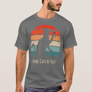 Vin Cats Tast T Shirt
