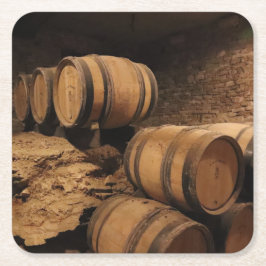 Vin Cave Underlägg Papper Kvadrat