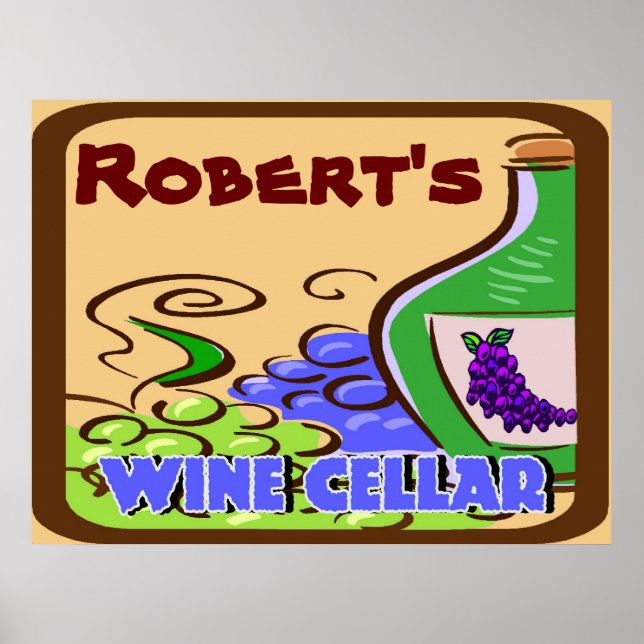 Vin Cellar Sign, Robert's Poster (Framsidan)