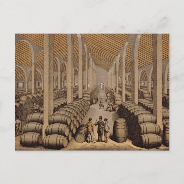Vin Cellar vid Jerez de la Frontera Vykort (Framsida)