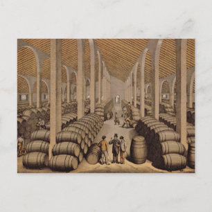 Vin Cellar vid Jerez de la Frontera Vykort