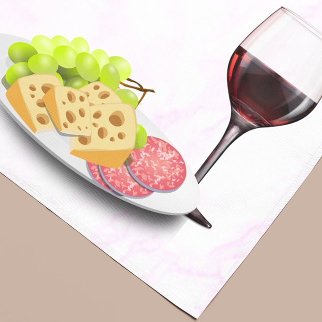 Vin & Charcuterie Kökshandduk (Skapare uppladdad)