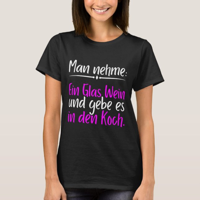Vin Chef Idea T Shirt (Framsida)