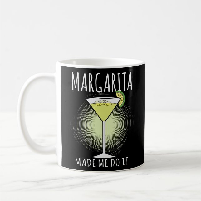 Vin Cocktail Älskare Margarita har gjort det  Kaffemugg (Vänster)