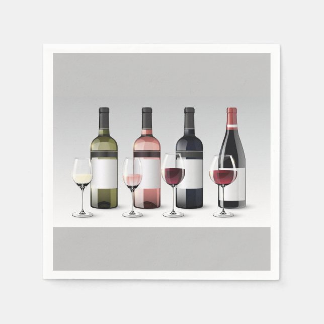 Vin Collection Pappra Napkins Pappersservett (Framsidan)