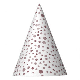 Vin Confetti Watercolor Dots Party Hat