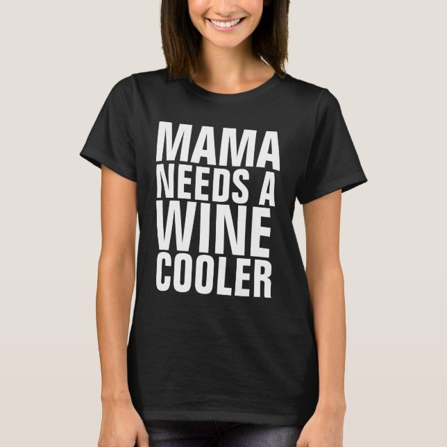 VIN COOLER MAMMA T-SHIRTS (Framsida)
