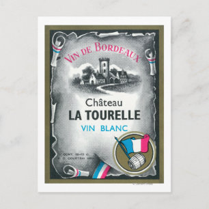 Vin De Bordeaux Vin LabelEurope Vykort