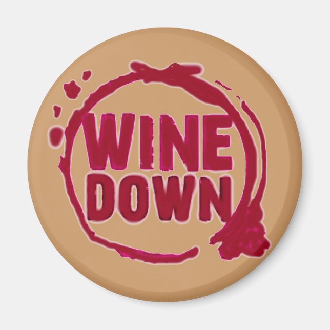 "VIN DOWN"..STAINKONSTRUKTION I VIN MAGNET (Framsidan)