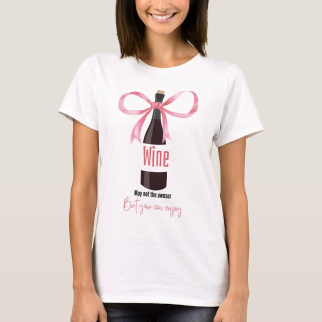 Vin drickare t shirt (Framsida)