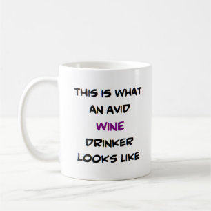 vin drickare, vid kaffemugg