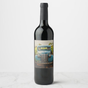 VIN DRINK-ETIKETTER FARMHOUSE VINFLASKA ETIKETT