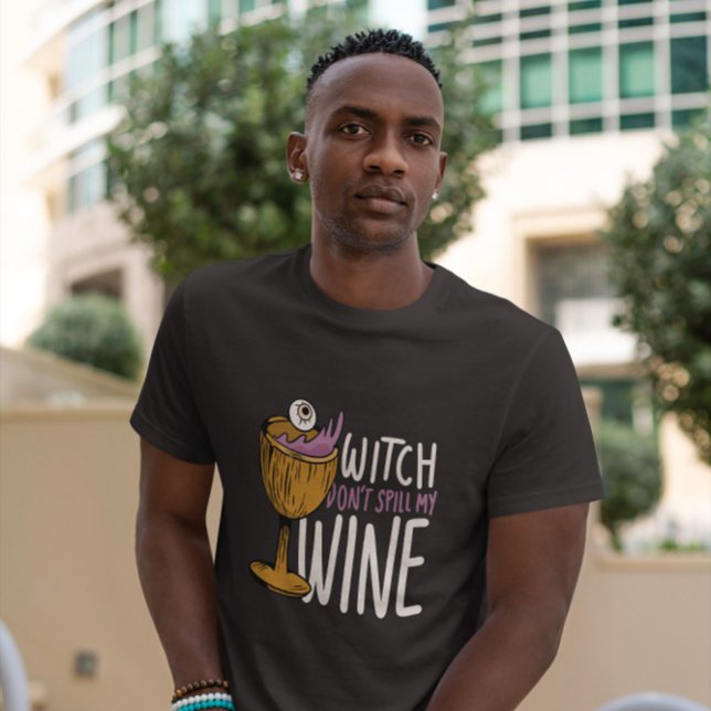 Vin Drink Witch Quote T Shirt (Skapare uppladdad)