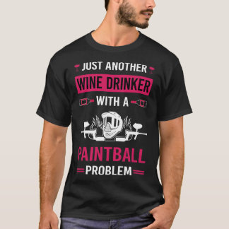 Vin Drinker Paintball T Shirt