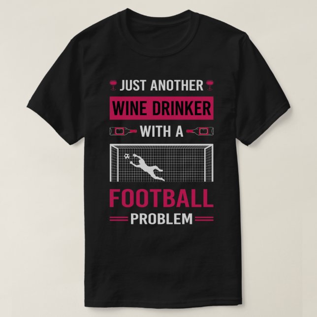 Vin Drinker T Shirt (Design framsida)