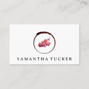 Vin-druvor, Logotyp Visitkort