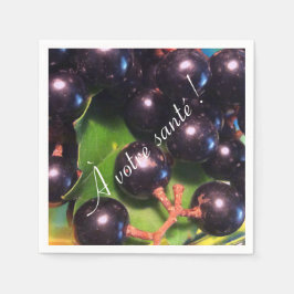 Vin-druvor Pappersservett