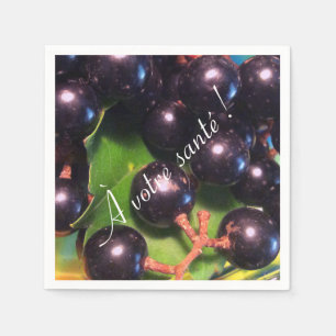 Vin-druvor Pappersservett