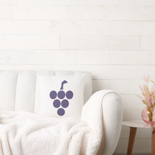 Vin eller Vin för druvsaft och druvsaft Kudde (Soffa)