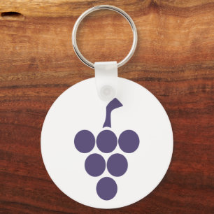 Vin eller Vin för druvsaft och druvsaft Nyckelring