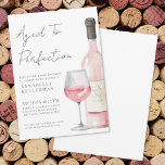 Vin enkel 50:e Födelsedagsfesten Inbjudningar<br><div class="desc">Sofistikerad Vin 50 Födelsedagsfest inbjudan. Fira 50 fantastiska år med denna elegant och tidlös inbjudan, med en rosa och grått vattenfärg vin flaska parad med ett matchande vin glas på högerna för en mjuk, modern beröring. Åldras till Perfektion visas överst i finmaskig skripttypografi, medan resten av texten anges i ett...</div>