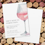 Vin Enkel sextionde Födelsedagsfesten Inbjudningar<br><div class="desc">Elegant Rosé Vin Simple Födelsedagsfest inbjudan. Fira en milstolpe med den här tidslinglösa och sofistikerade inbjudan, perfekt för alla vuxarnas födelsedagsfirande. Utformningen har ett stort vin-glas med stor vattenfärg, fyllt med mjuk rosa rosé vin på högerna, vilket ger en förfinad men modern beröring. Överst visas frasen Hennes Åldras till Perfektion...</div>