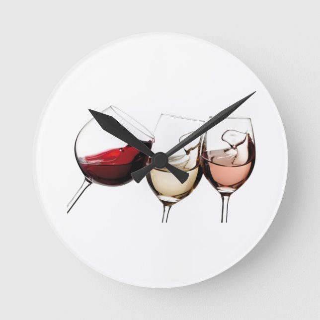 "VIN ENTHUSIAST" CLOCK RUND KLOCKA (Framsida)
