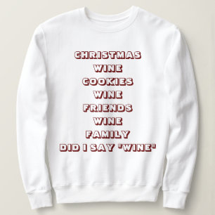 ***VIN ENTUSIAST** CHRISTMAS HUMOR T SHIRT
