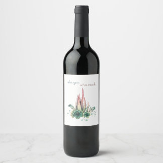 Vin-etikett - Aloe you Vera Münch Vinflaska Etikett