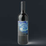 VIN-ETIKETT: VAN GOGH : STARRY NIGHT VINFLASKA ETIKETT<br><div class="desc">VIN-ETIKETT: VAN GOGH : STARRY NIGHT</div>