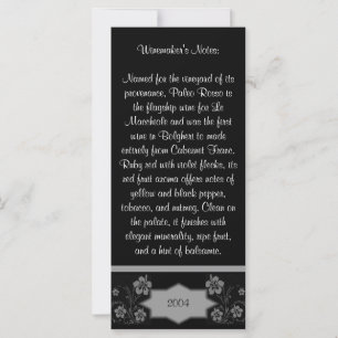 Vin-etiketten Vin Maker Notes