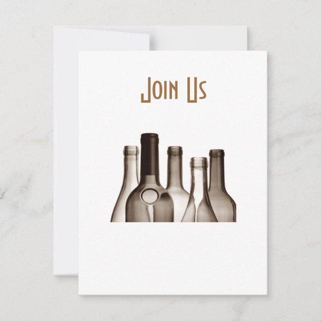 VIN FIRANDE FÖR VUXEN AV EVENTUELLA HÄNDELSER INBJUDNINGAR (Framsida)