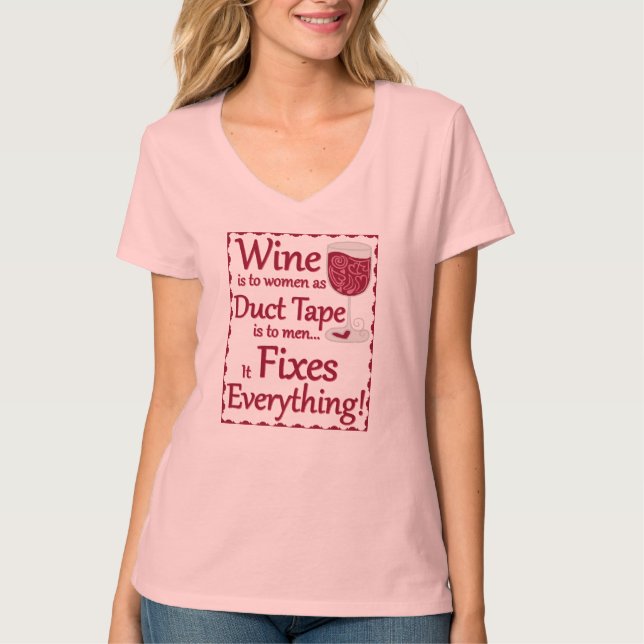 Vin fixar allt…, Skjorta Tee Shirt (Framsida)