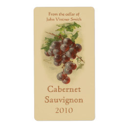 Vin flaska etikett fraktsedel