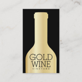 Vin Flaska | Golden Visitkort