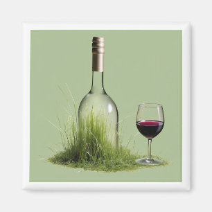 Vin Flaska Magnet