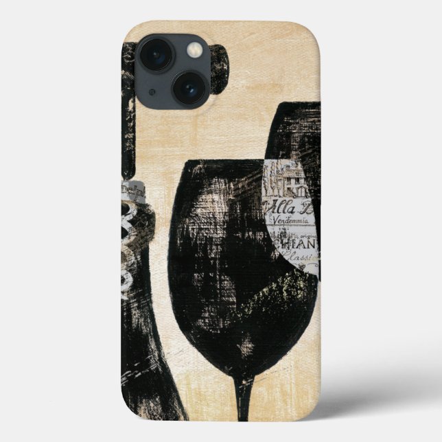 Vin Flaska med två glasögon (Baksida)