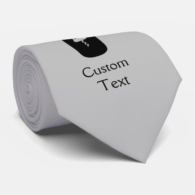 Vin Flaska med Vingar och korkskruv Slips (Rullad)