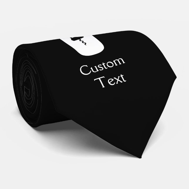 Vin Flaska med Vingar och korkskruv Slips (Rullad)