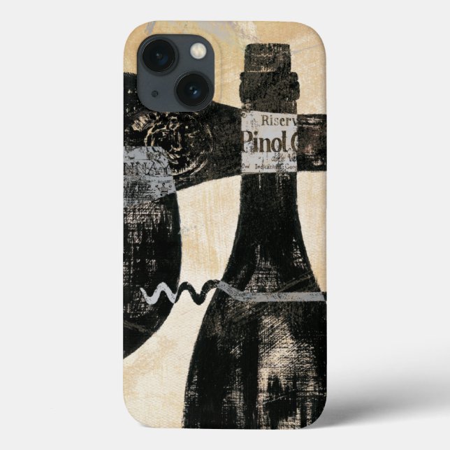 Vin Flaska och glas (Baksida)