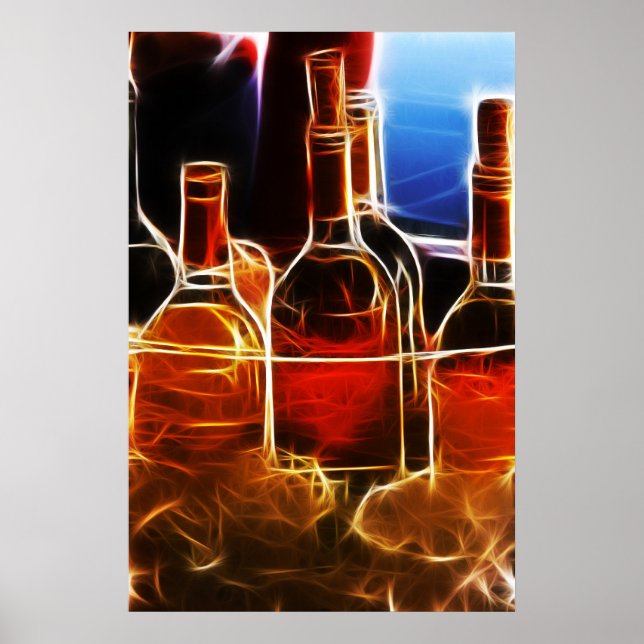 Vin flaska Poster (Framsidan)
