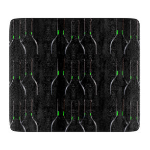 Vin Flaskor Black Decorative Glass Clearboard Boar