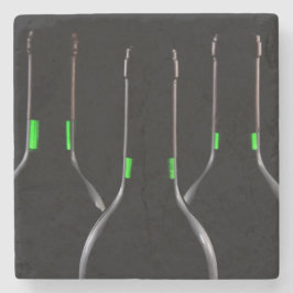 Vin Flaskor Black Stone Beverage Coaster Stenunderlägg