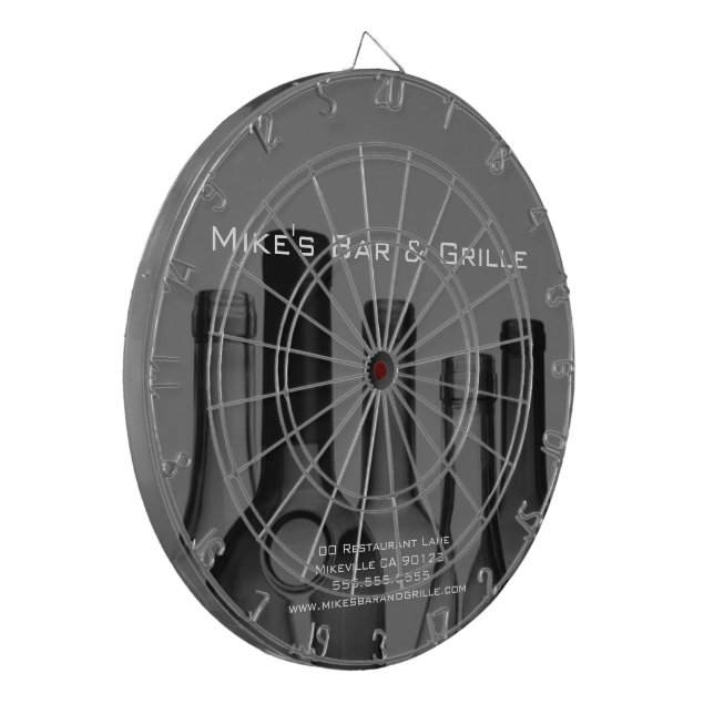 Vin Flaskor Business Dart Boards Darttavla (Vänstra Framsidan)